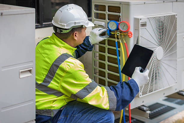 Professional Hvac Installation technician working in Monrovia, MD